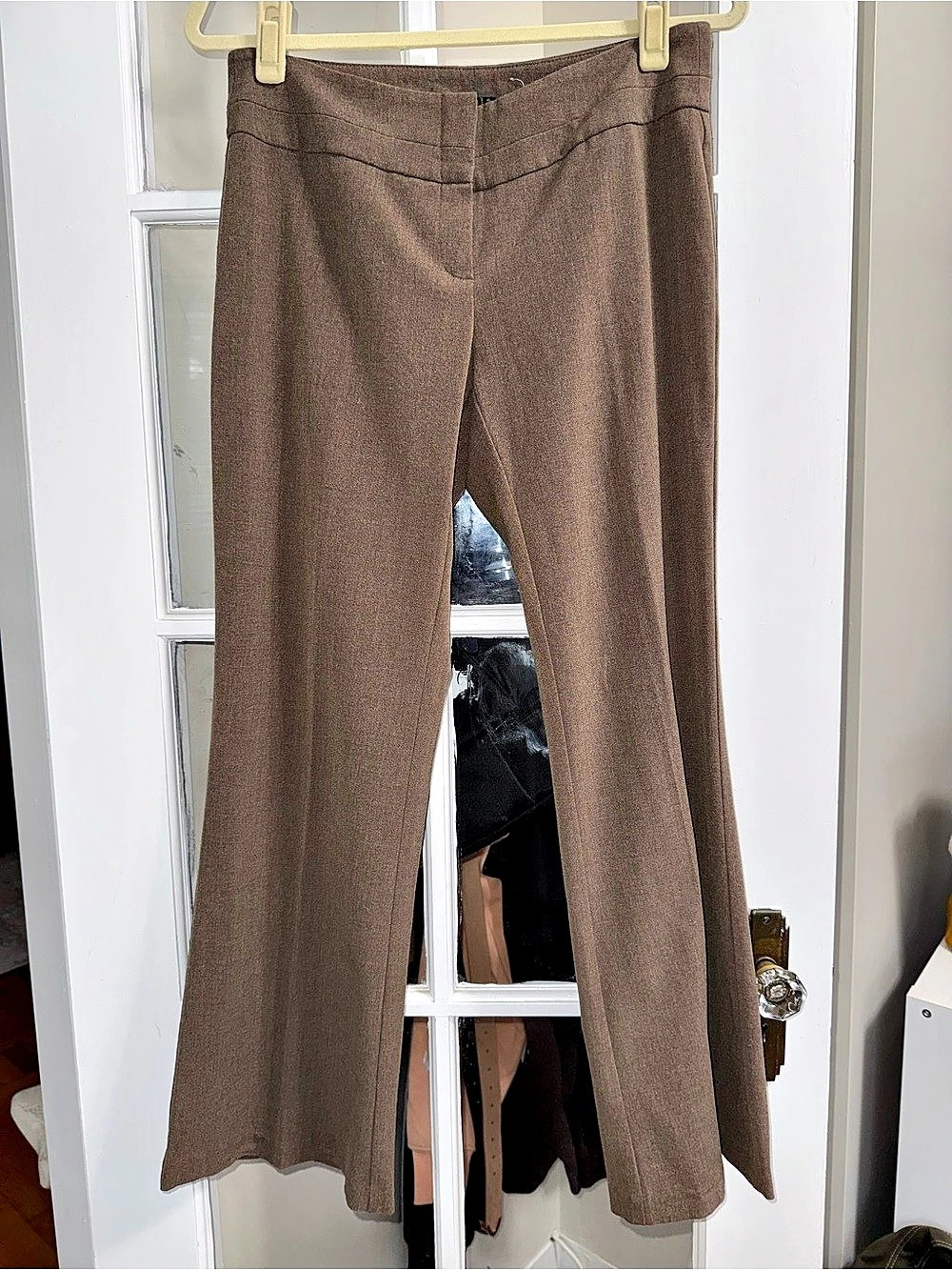 Mandee Wide Leg Pants Brown Size 9 Like New